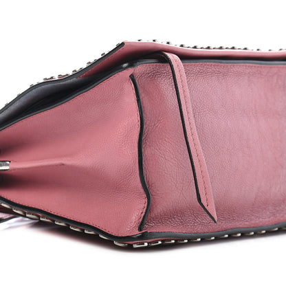 Prada Glace Calfskin Studded Etiquette Flap Loto Astrale 9 of 10