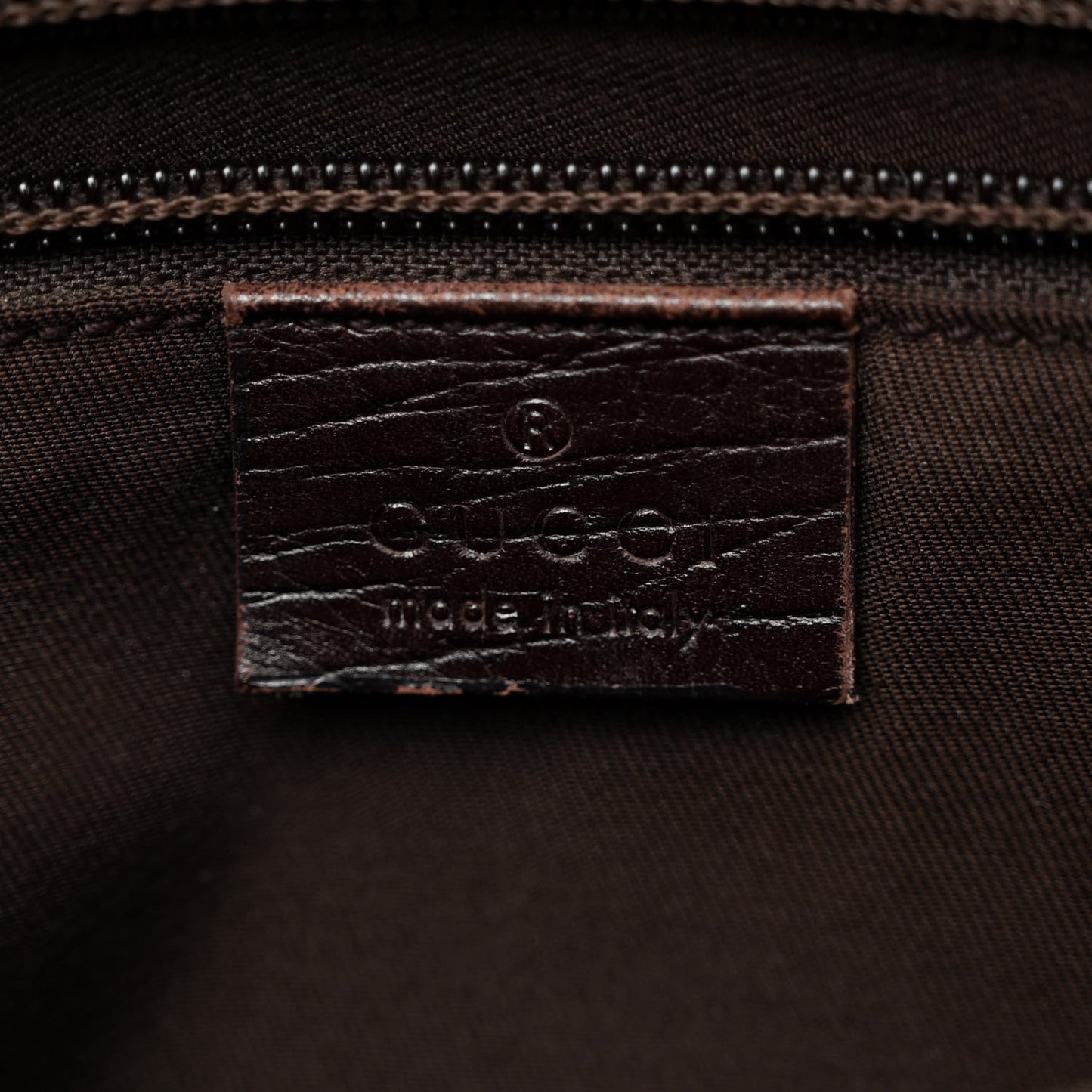 GG Plus Monogram Camera Bag Dark Brown