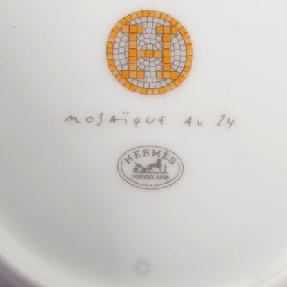 Hermes Mosaique Au 24 Porcelain Bread Plates Set of 2 4 of 5