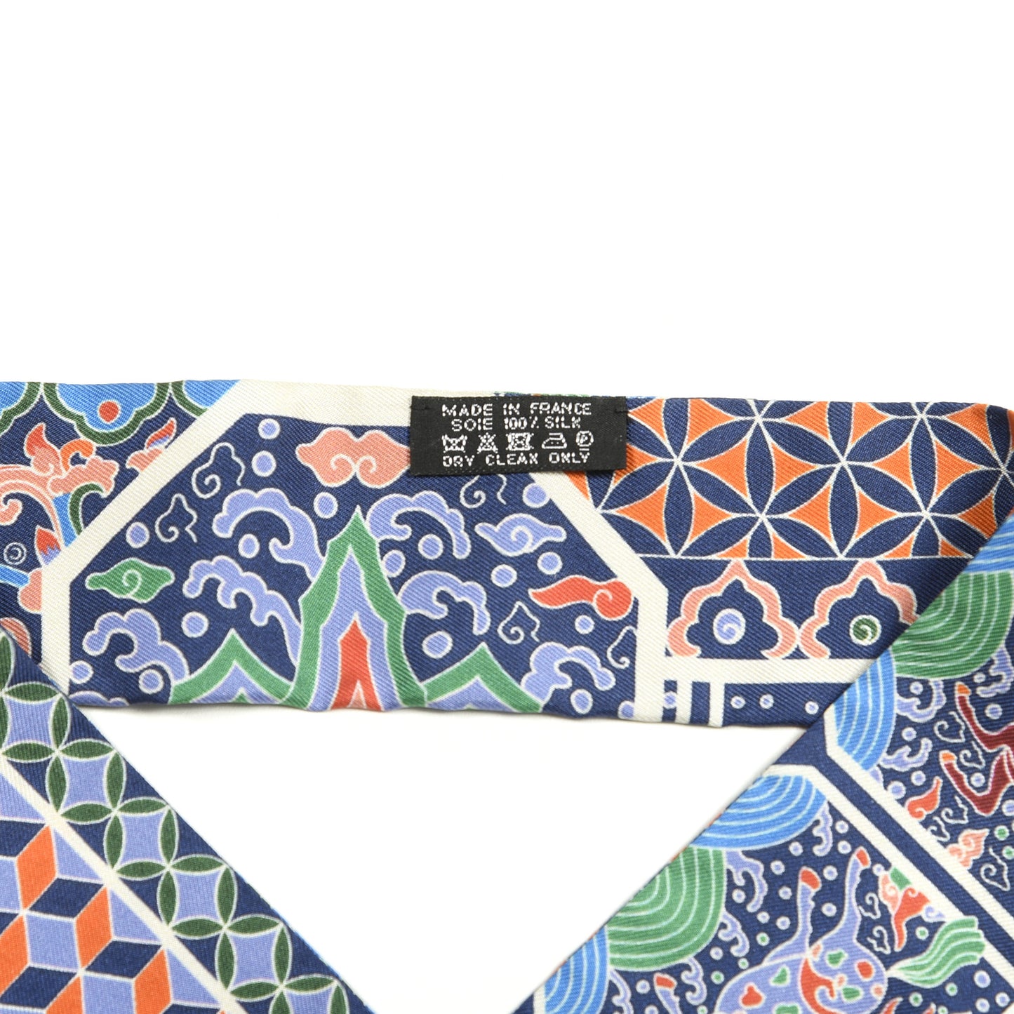 Silk Collections Imperiales Twilly Lavande Bleu Orange