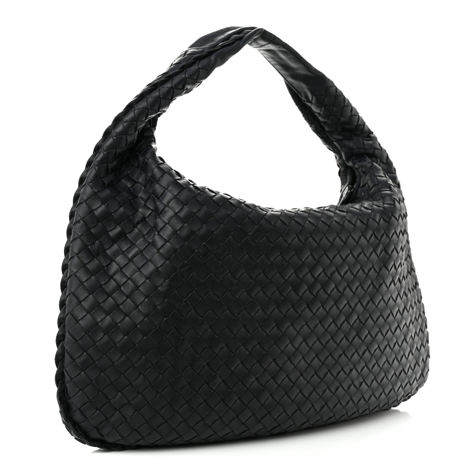 Bottega Veneta Nappa Intrecciato Veneta Hobo Black 2 of 10
