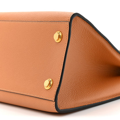 Louis Vuitton Taurillon City Steamer MM Black Camel 8 of 10