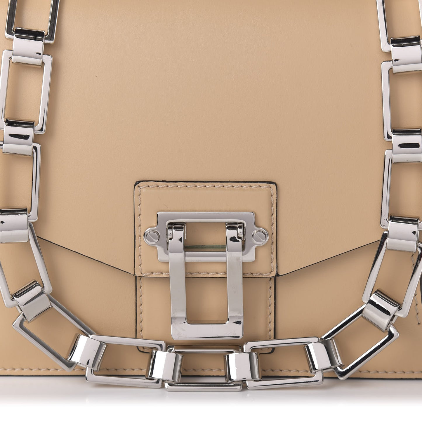 Calfskin Hava Shoulder Bag Warm Sand