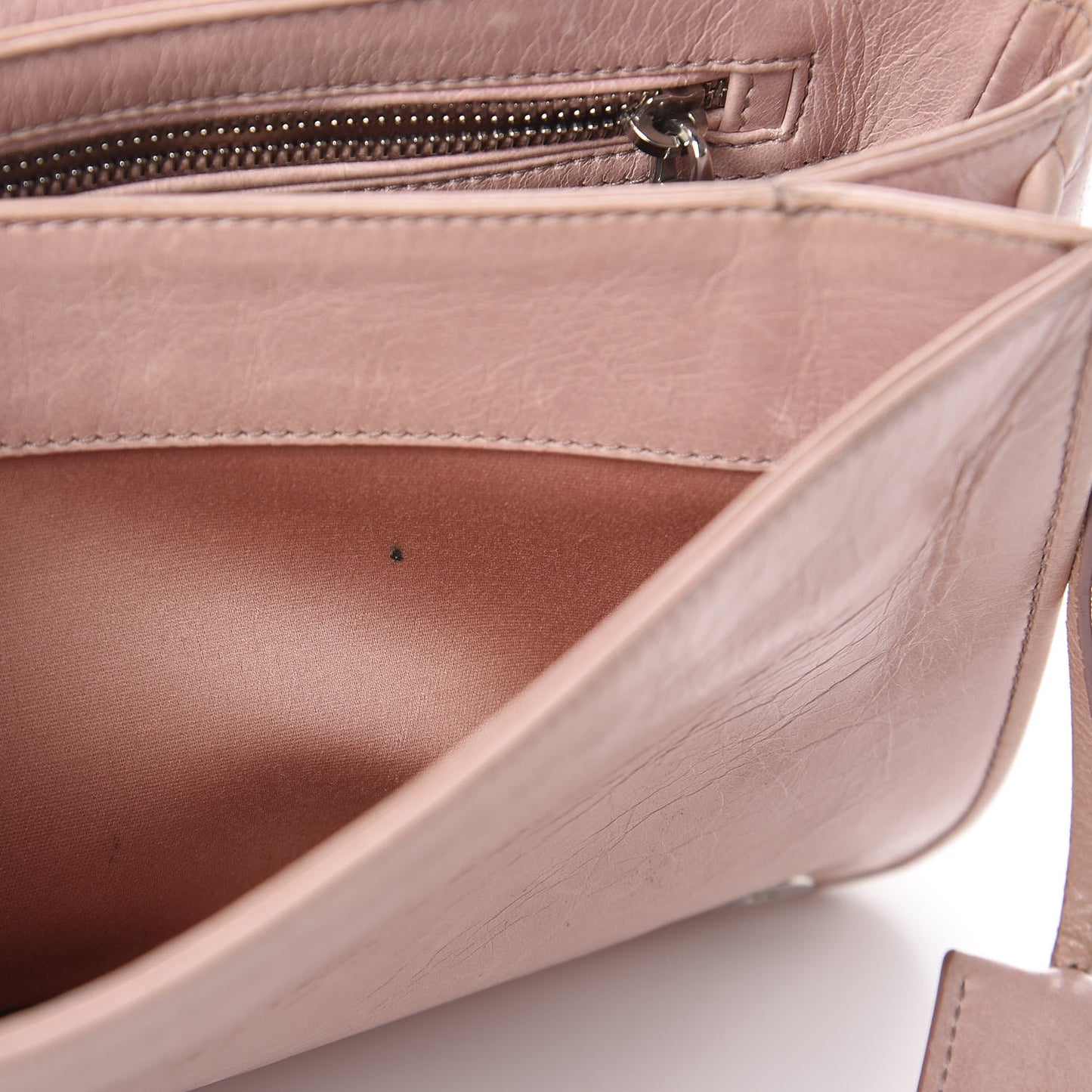 Vitello Shine Club Shoulder Bag Mughetto