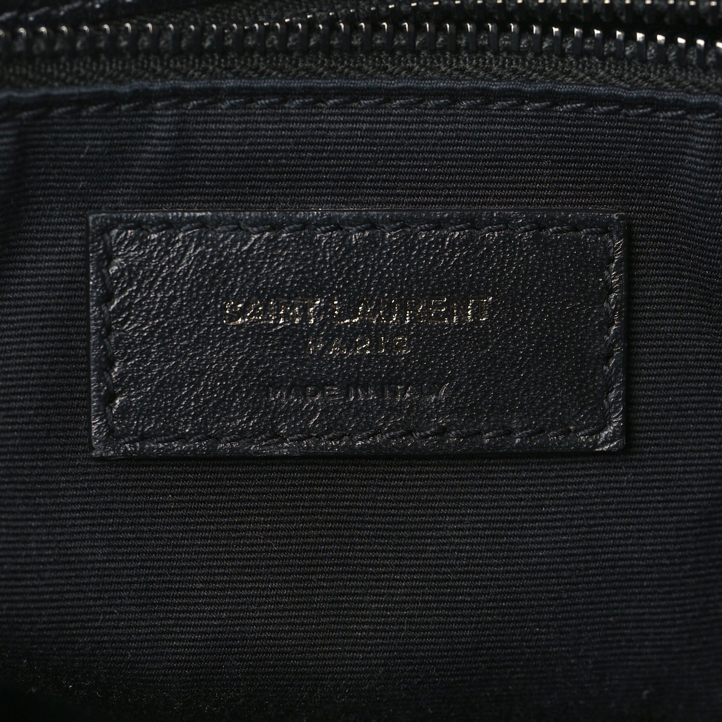 Crinkled Calfskin Matelasse Monogram Medium Niki Chain Satchel Black