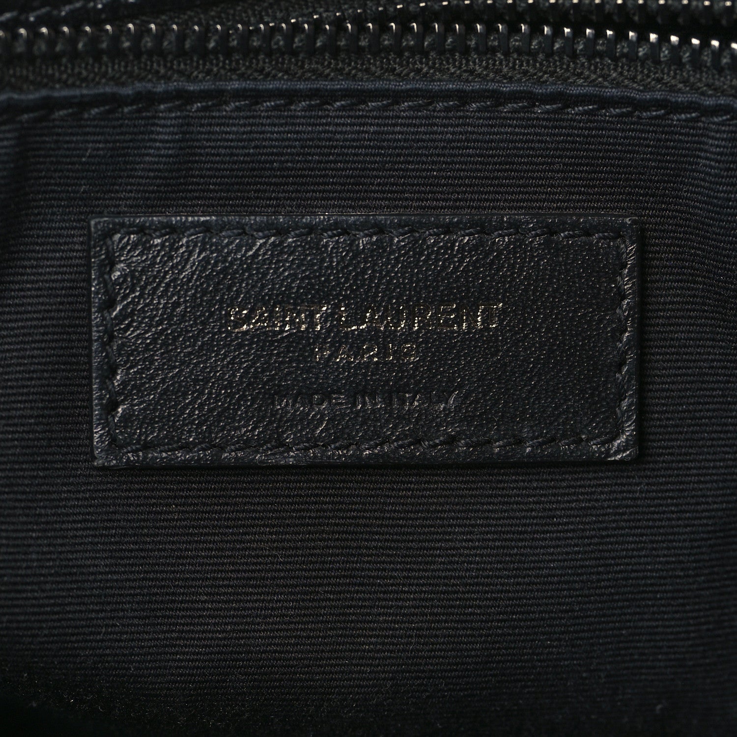 Saint Laurent Crinkled Calfskin Matelasse Monogram Medium Niki Chain Satchel Black 6 of 9