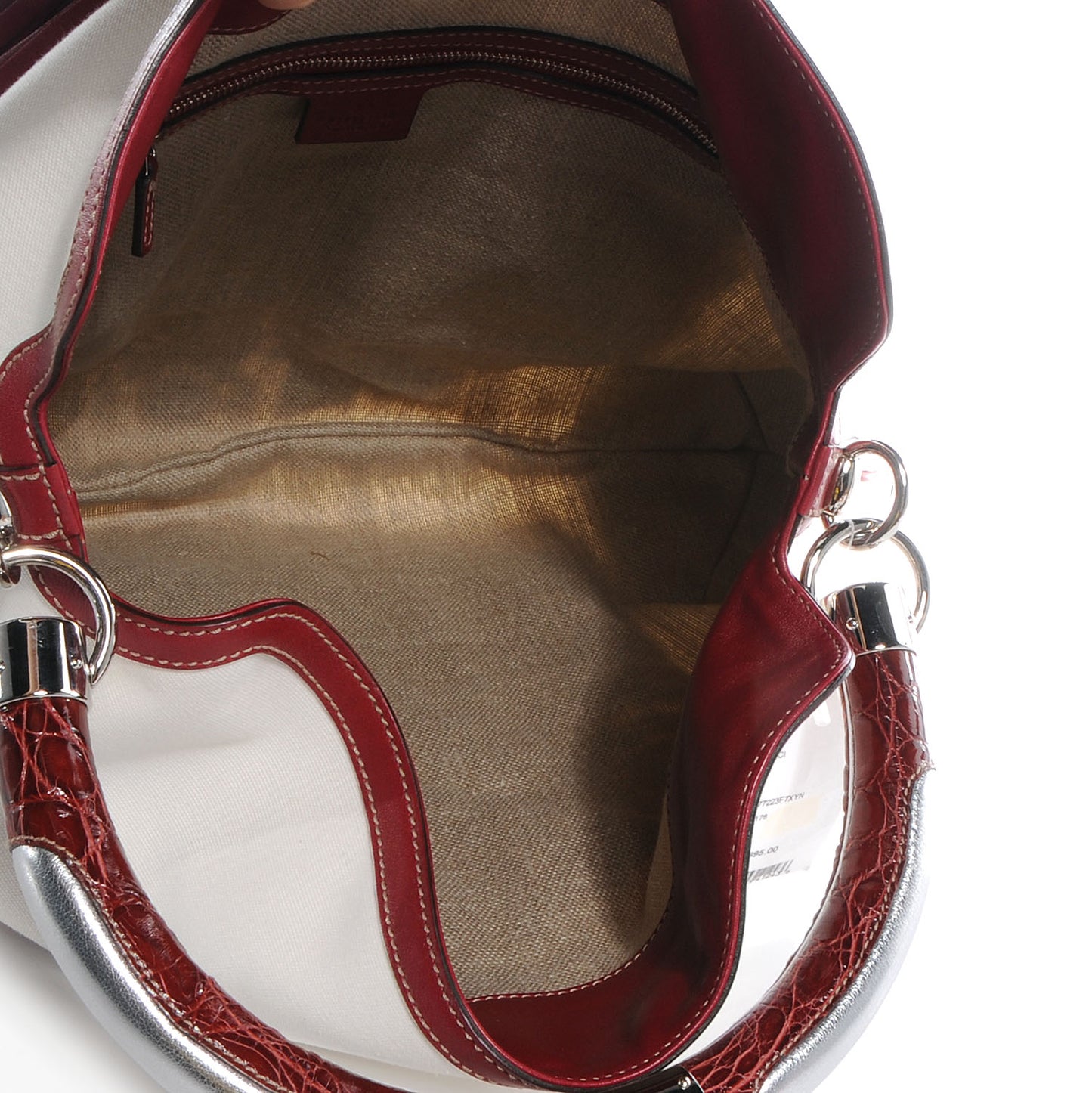 Canvas Embroidered Large Indy Hobo