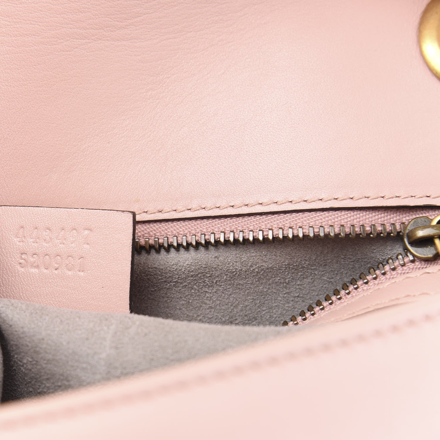 Gucci Calfskin Matelasse Small GG Marmont Shoulder Bag Perfect Pink 7 of 12