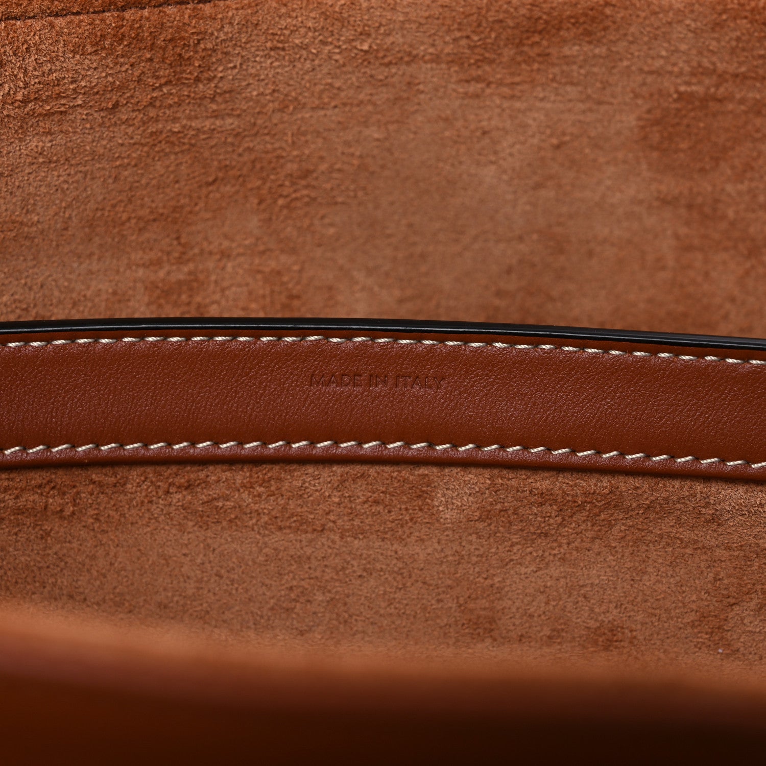 Celine Calfskin Large Soft 16 Bag Tan 6 of 10