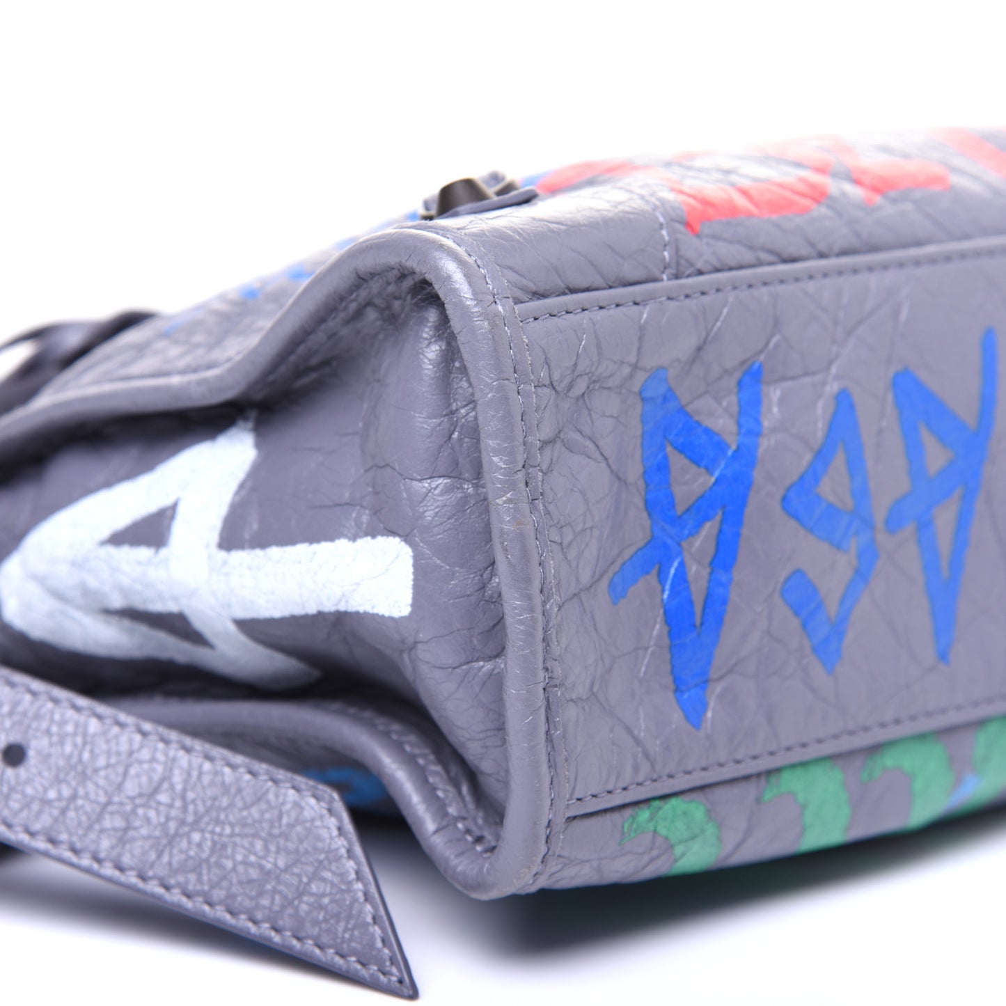 Agneau Graffiti All Over Classic Hardware S City Grey
