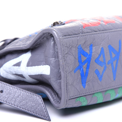 Balenciaga Agneau Graffiti All Over Classic Hardware S City Grey 6 of 15