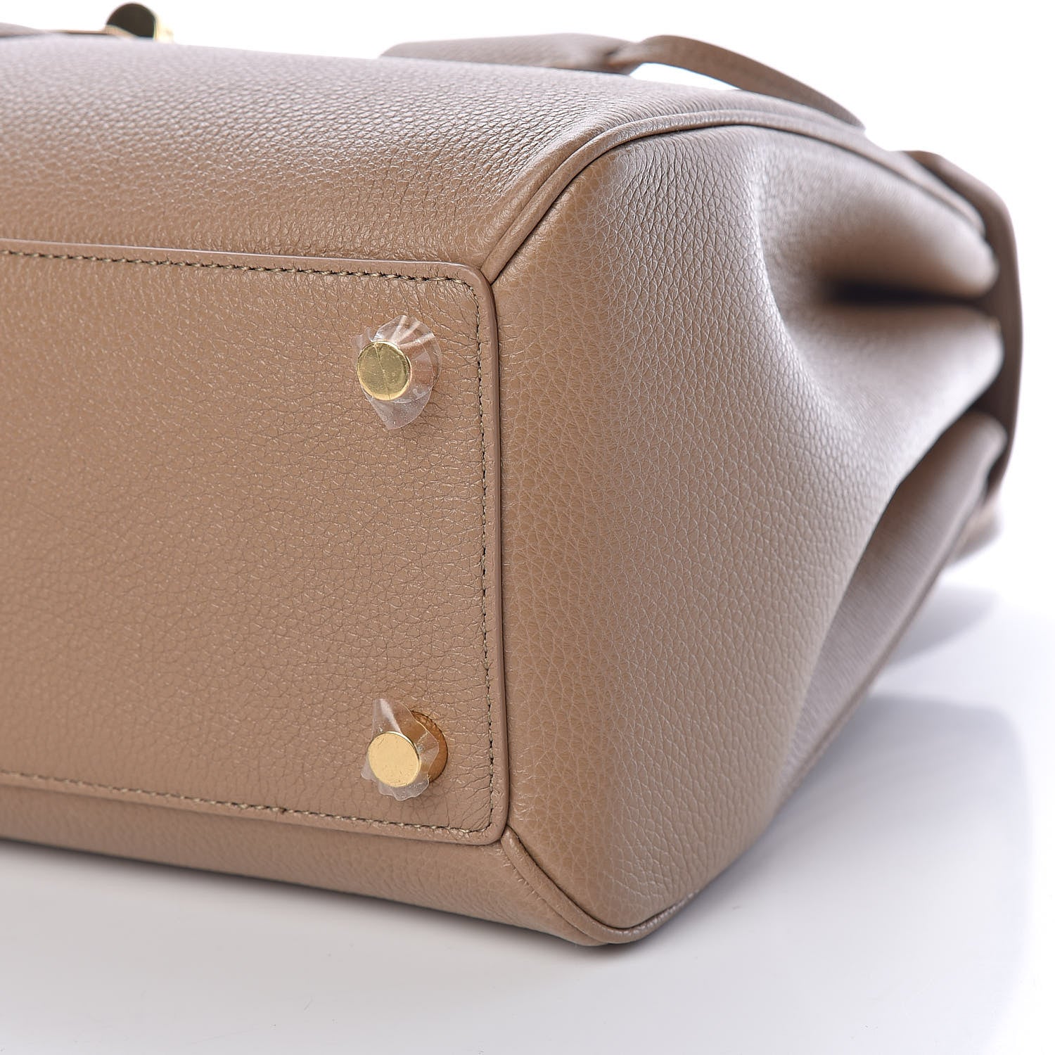 Celine Grained Calfskin Classique 16 Top Handle Bag Beige 11 of 11