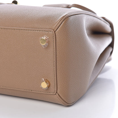 Celine Grained Calfskin Classique 16 Top Handle Bag Beige 11 of 11