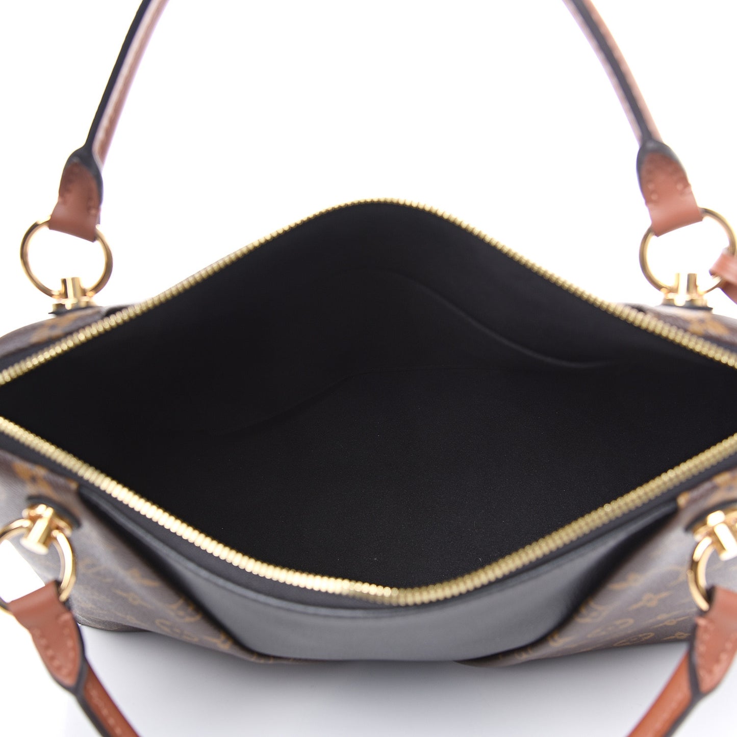 Monogram V Tote MM Black