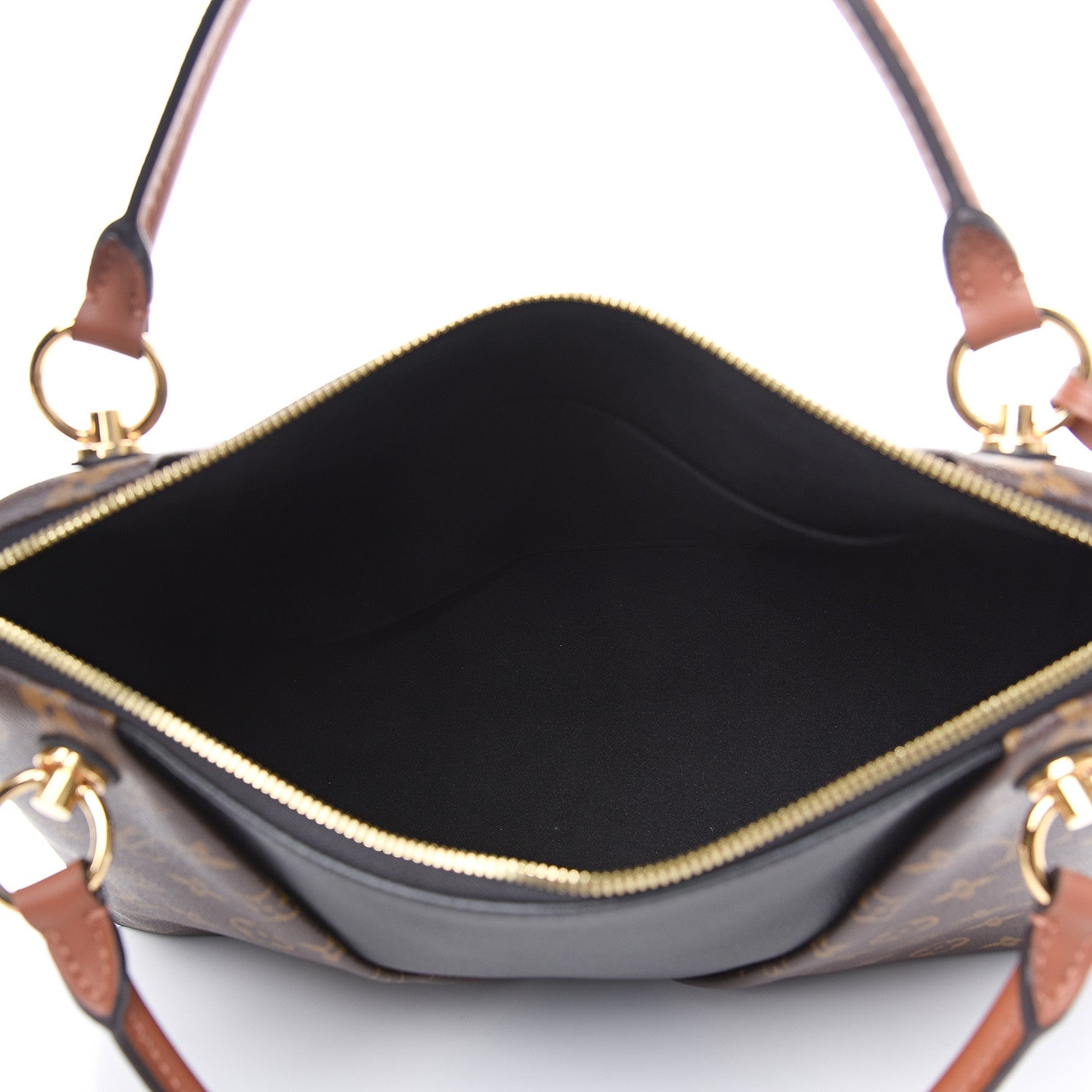 Louis Vuitton Monogram V Tote MM Black 4 of 9