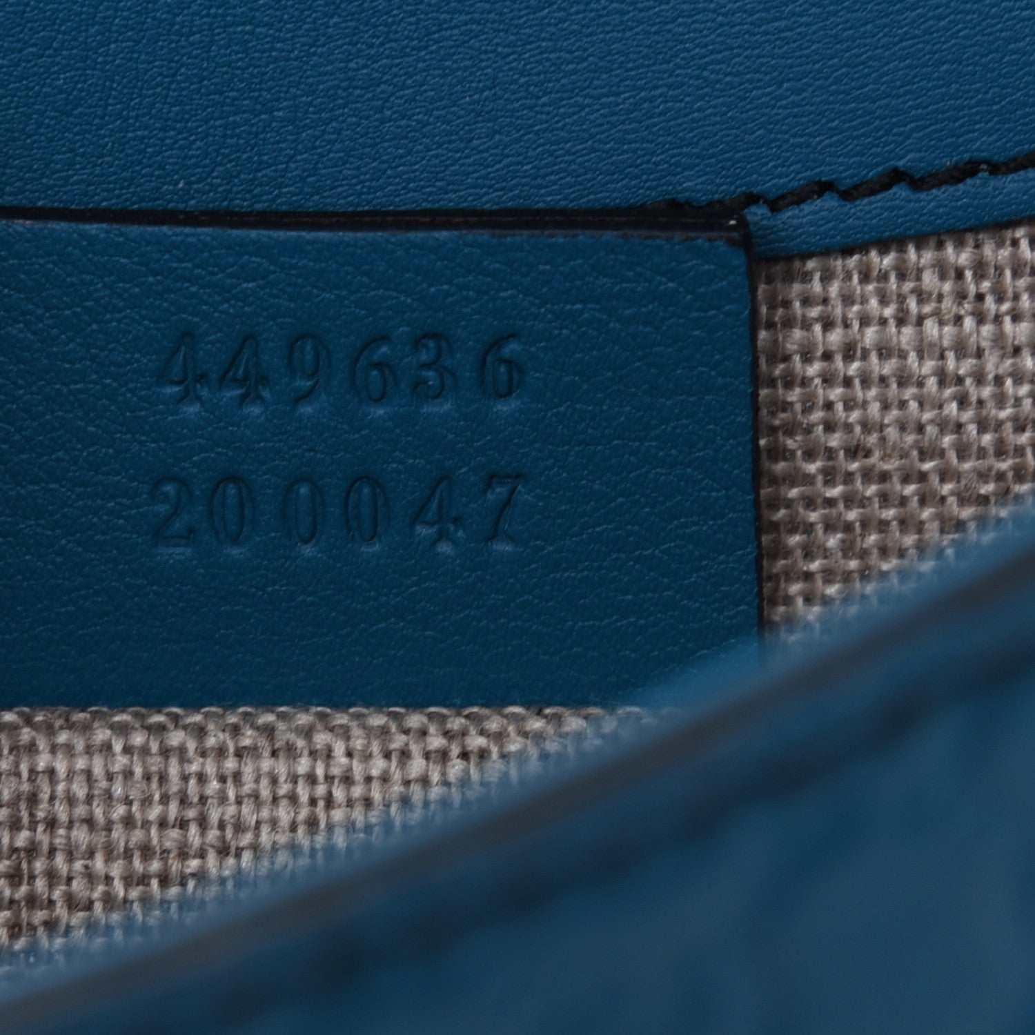 Gucci Microguccissima Mini Emily Shoulder Bag Deep Cobalt 9 of 12