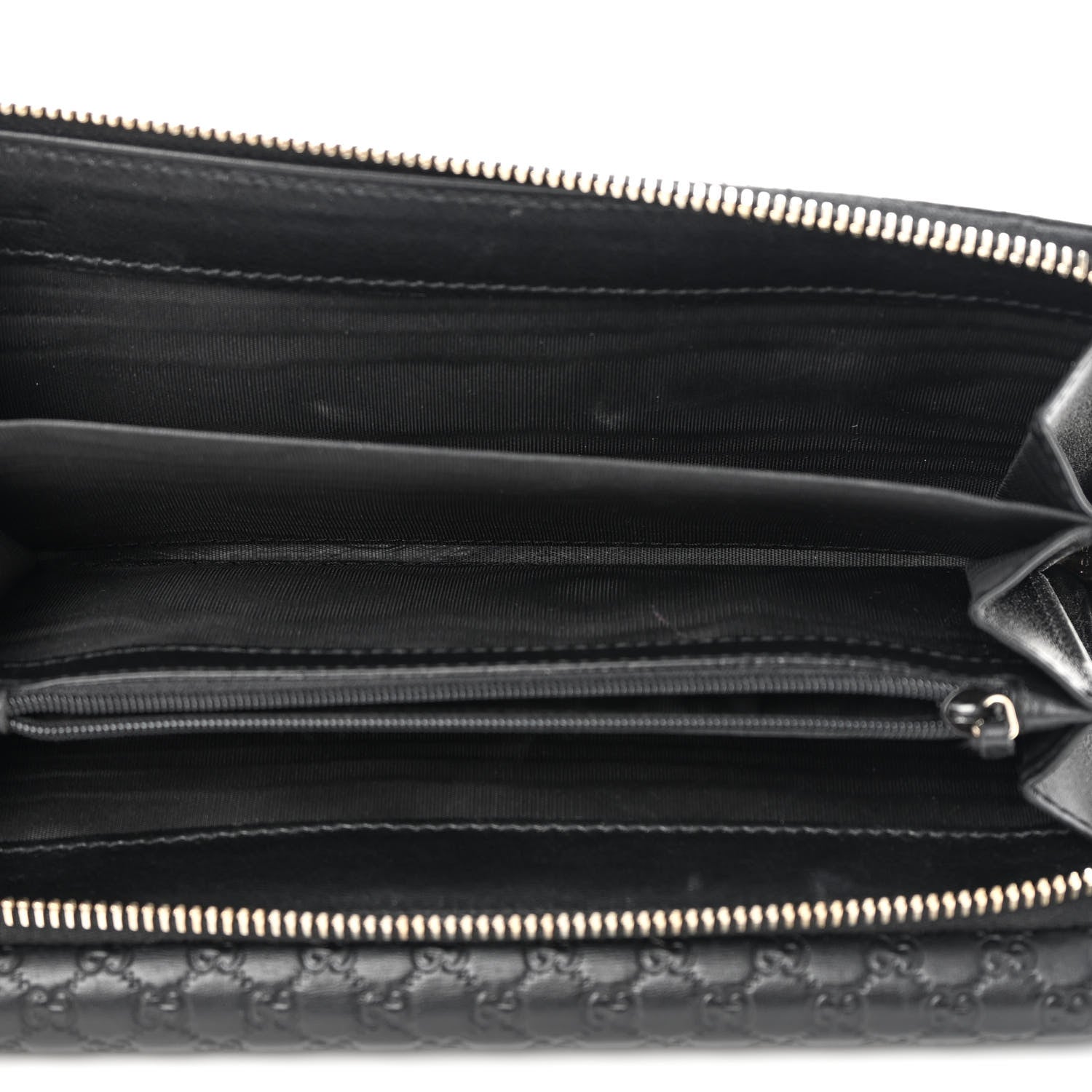Gucci Soft Microguccissima Continental Zip Wallet Black 6 of 16
