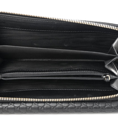Gucci Soft Microguccissima Continental Zip Wallet Black 6 of 16