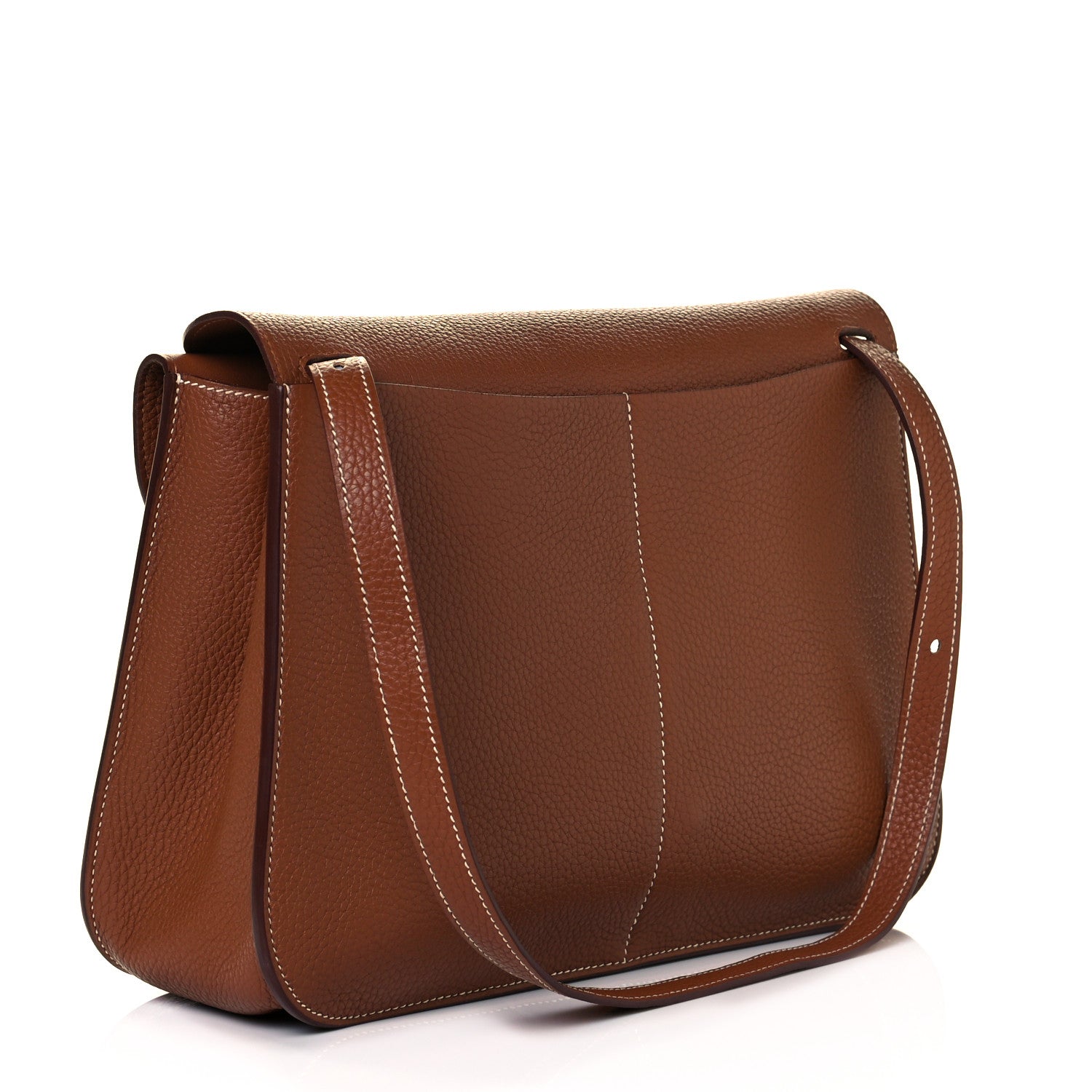 Hermes Taurillon Clemence Halzan 31 Gold 3 of 12
