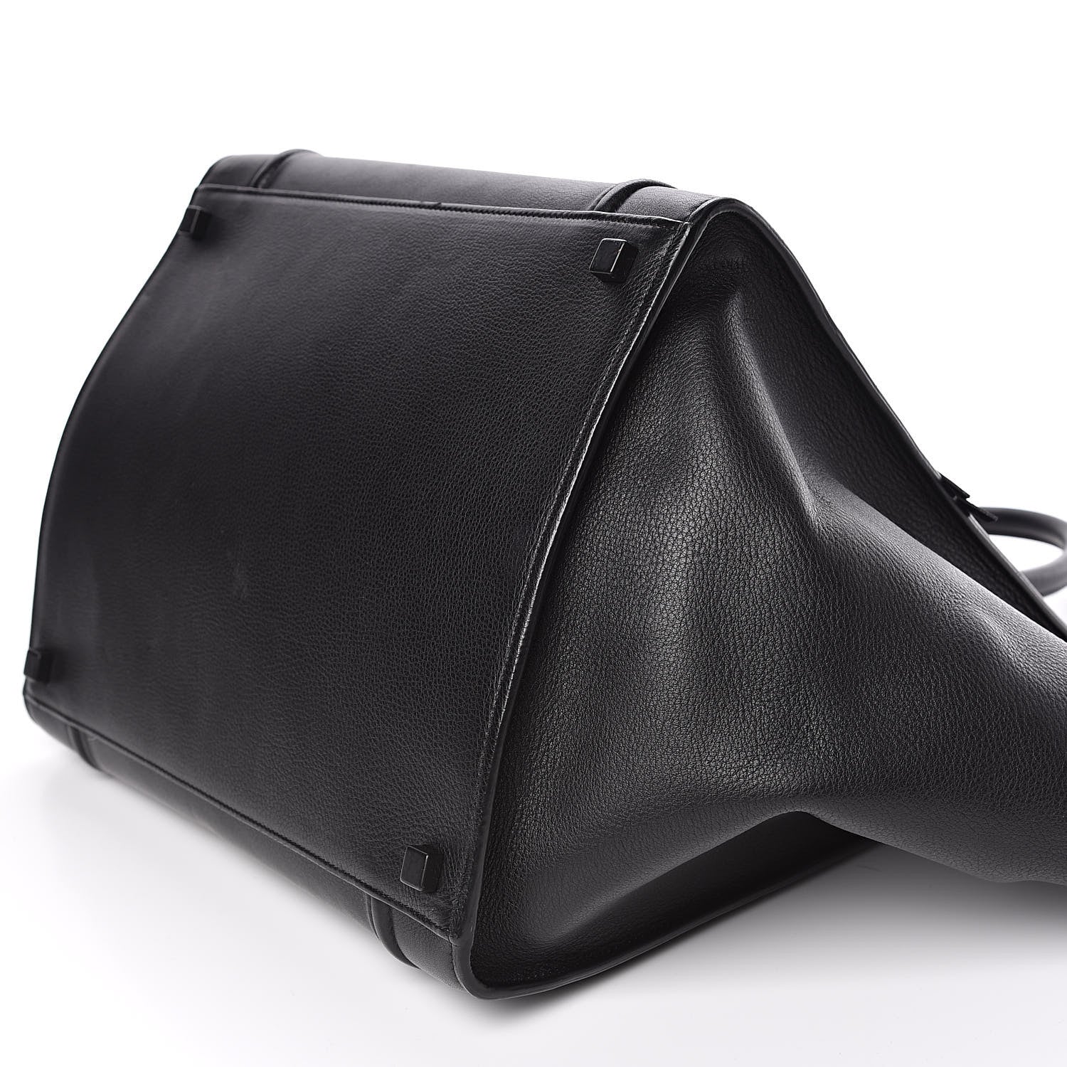 Celine Supple Calfskin Medium Phantom Luggage Black 10 of 10