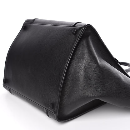 Celine Supple Calfskin Medium Phantom Luggage Black 10 of 10