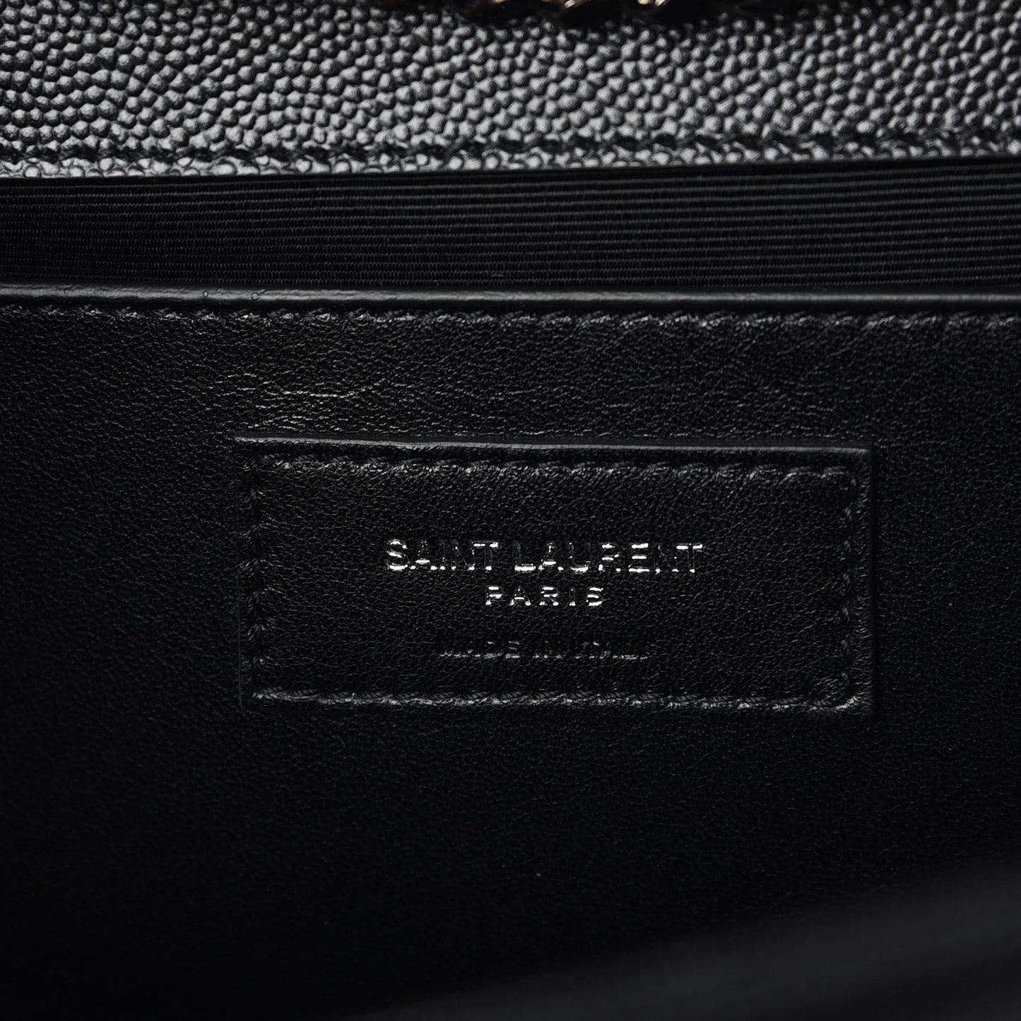Grain De Poudre Large Classic Monogram Kate Satchel Black