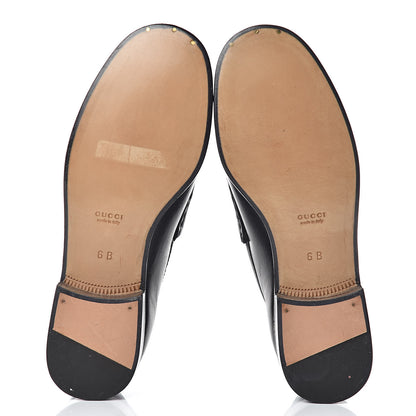 Gucci Calfskin Womens 1953 Horsebit Loafers 6 Black 4 of 11