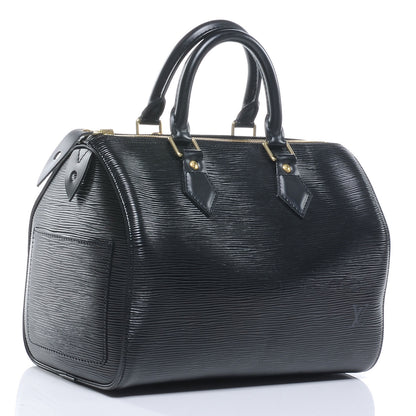 Louis Vuitton Epi Speedy 25 Black 3 of 7