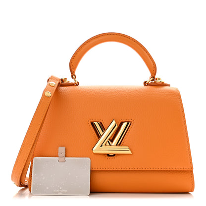 Louis Vuitton Taurillon Twist One Handle PM Saffron 1 of 10