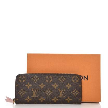 Louis Vuitton Monogram Clemence Wallet Rose Ballerine 8 of 8
