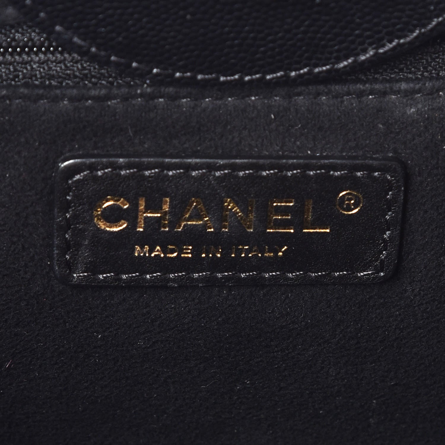 Chanel Caviar Small Studded Deauville Tote Black 9 of 17