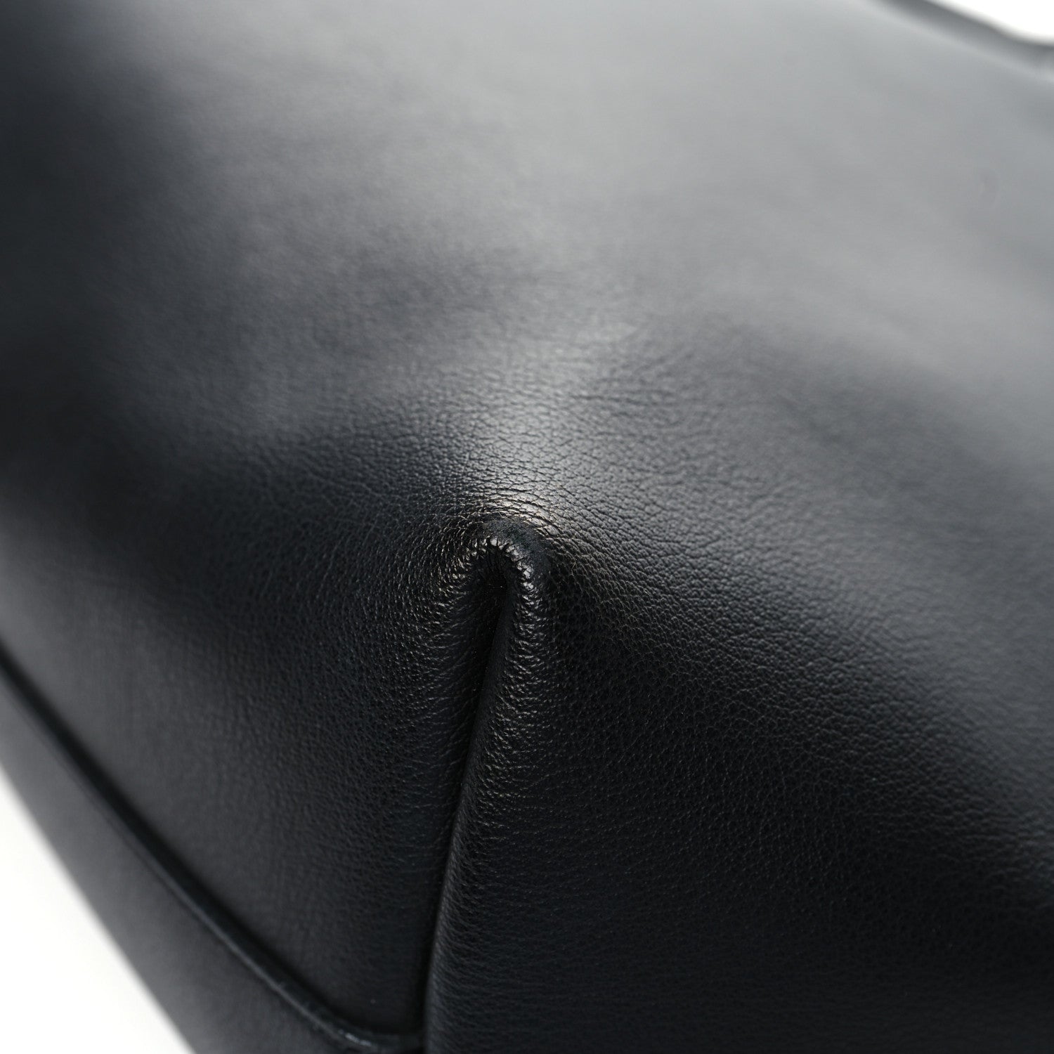 Saint Laurent Calfskin Large Shopping Tote Black 15 of 17