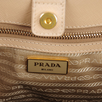 Prada Saffiano Lux Large Tote Sabbia 6 of 9
