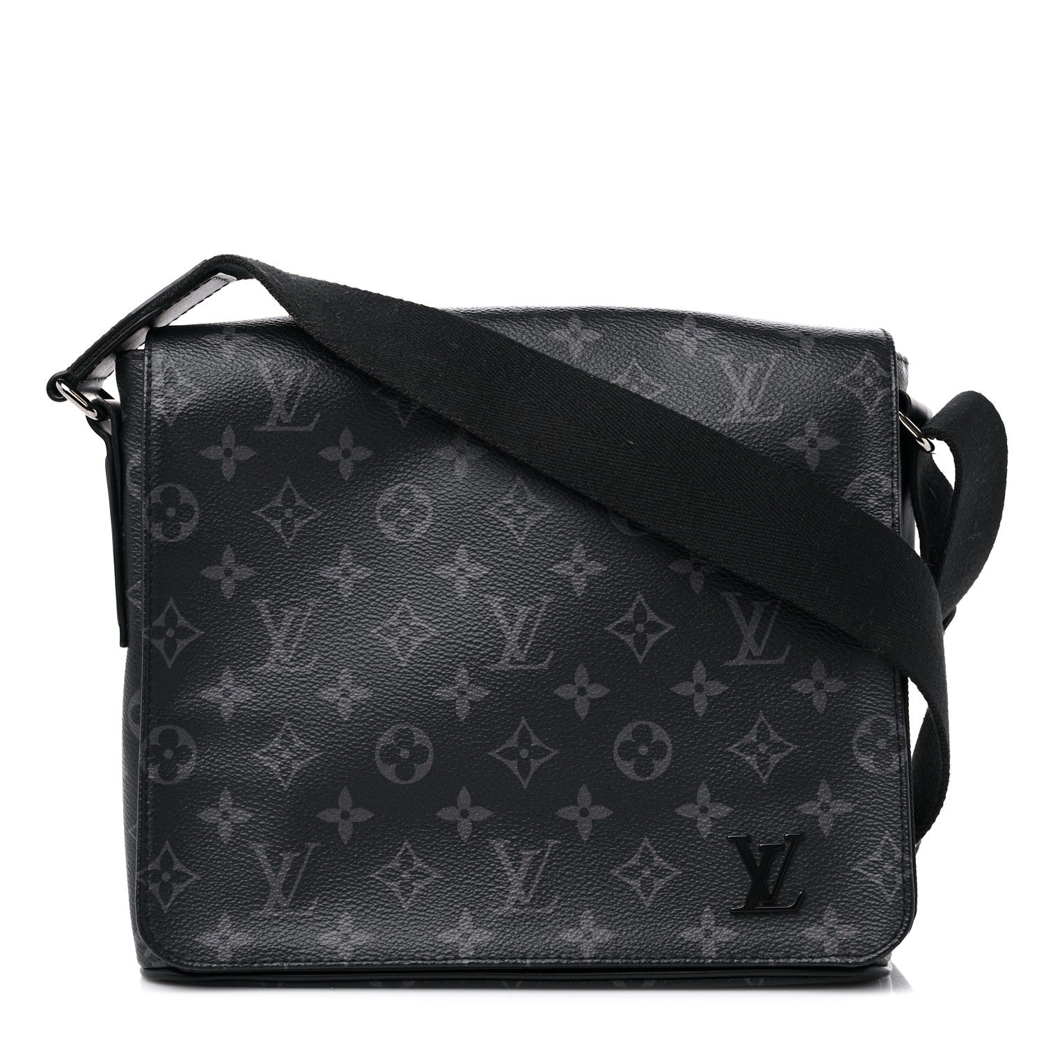 Louis Vuitton Monogram Eclipse District PM NM Black 1 of 11