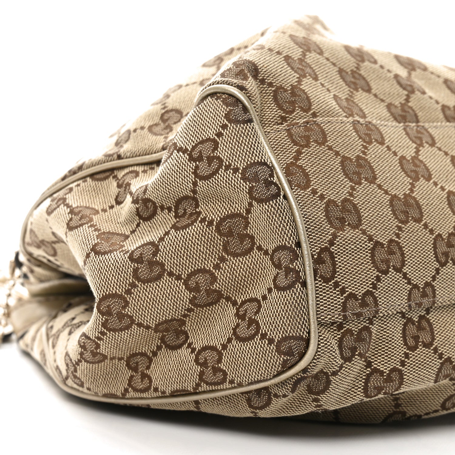 Gucci Monogram Medium Sukey Tote Champagne 9 of 10