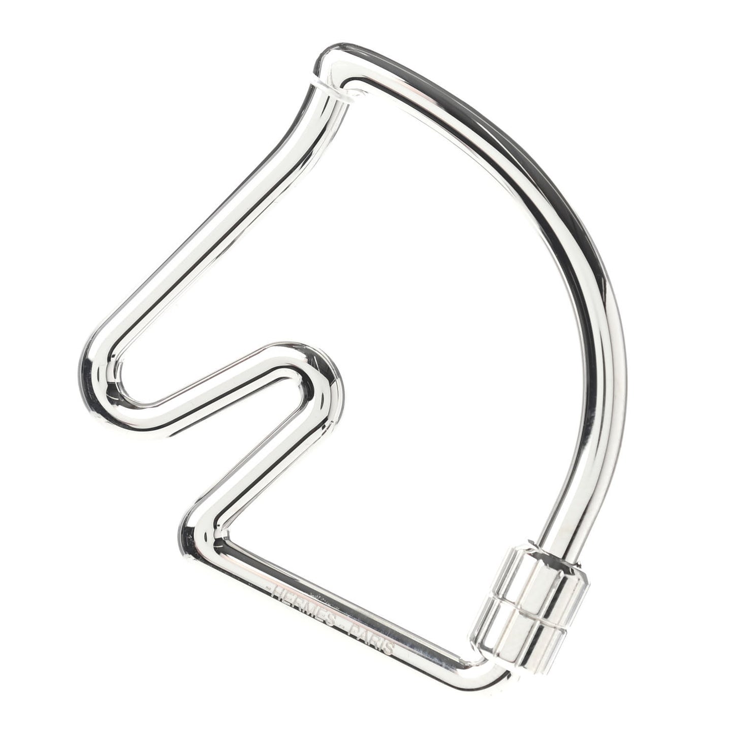 Palladium Cheval Key Ring