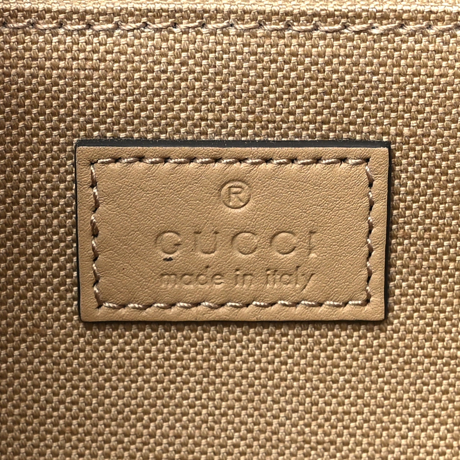 Gucci Monogram Small Gucci Go Shoulder Bag Beige 7 of 10