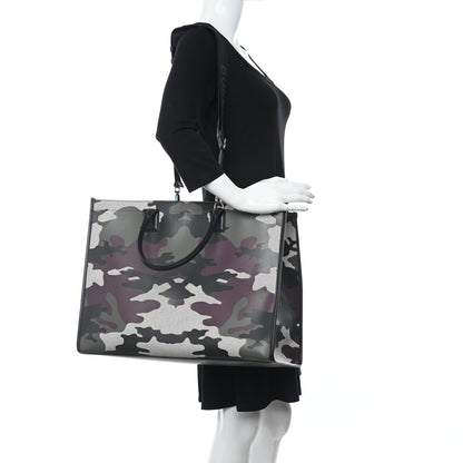 Burberry Canvas Denny Camouflage Tote Multicolor 2 of 10