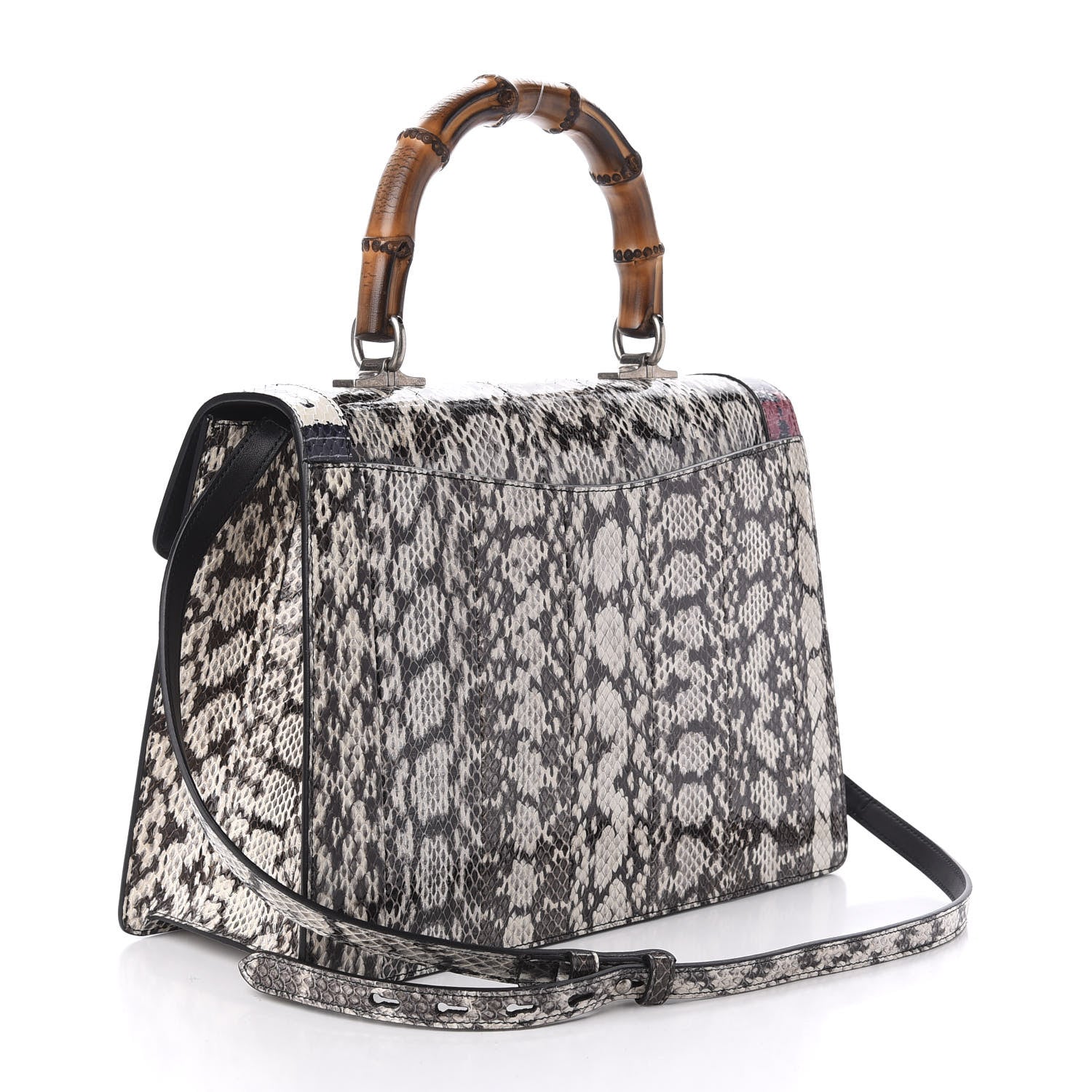 Gucci Snakeskin Small Lilith Top Handle Bag Beige 3 of 12
