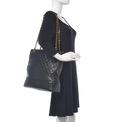 Chanel Lambskin Shopping Tote Black 2 of 21