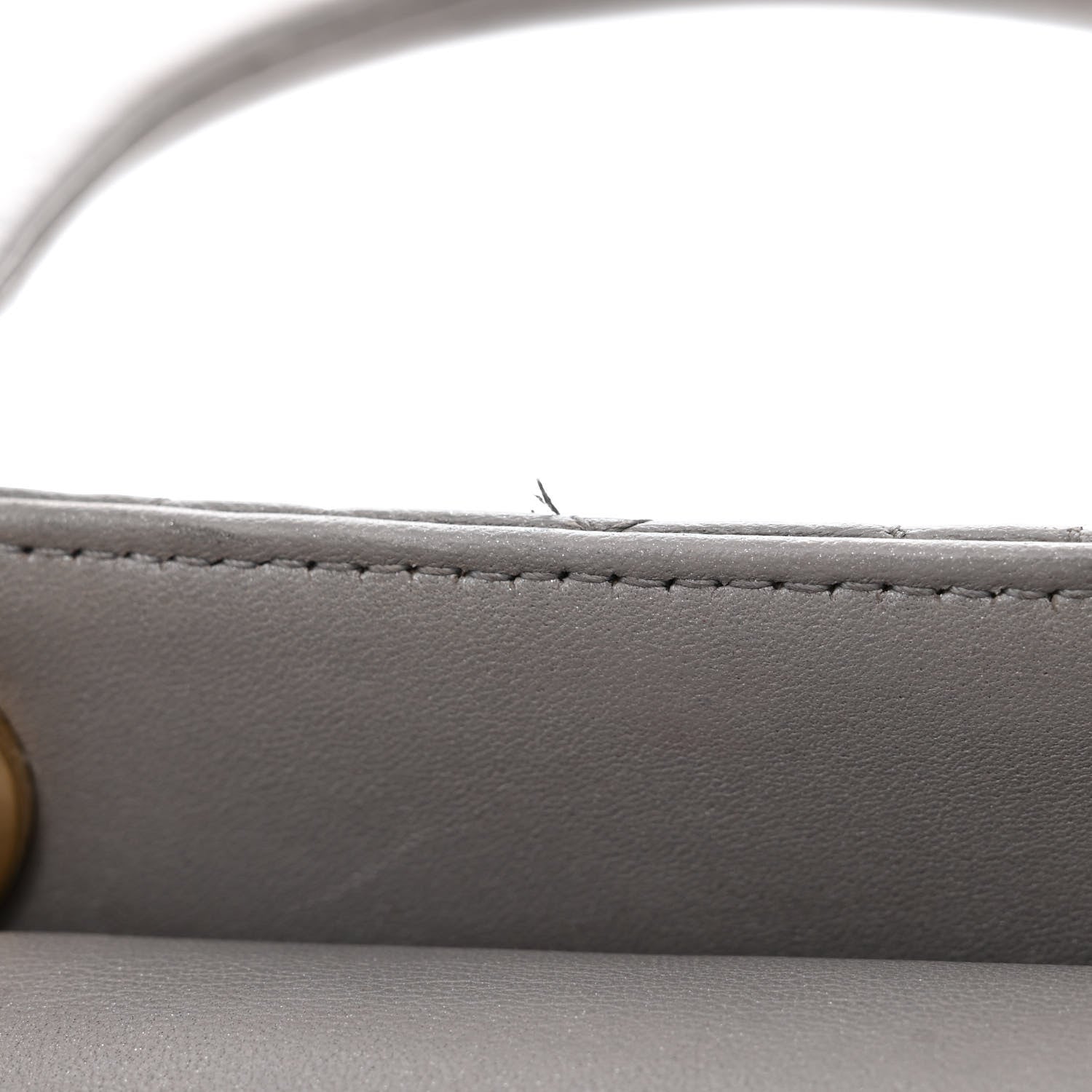 Christian Dior Metallic Lambskin Cannage Mini Lady Dior Grey 11 of 14