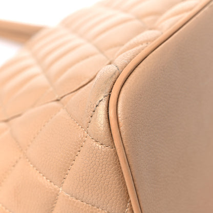 Chanel Caviar Quilted Medallion Tote Beige 9 of 24