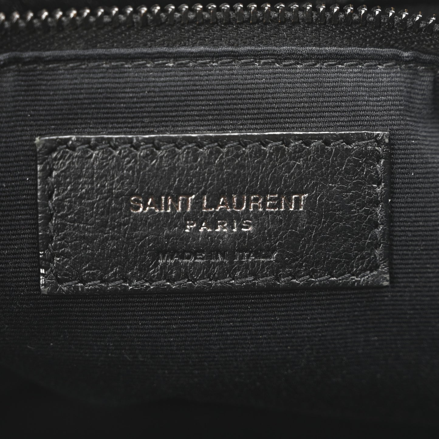Crinkled Calfskin Matelasse Monogram Large Niki Chain Satchel Black