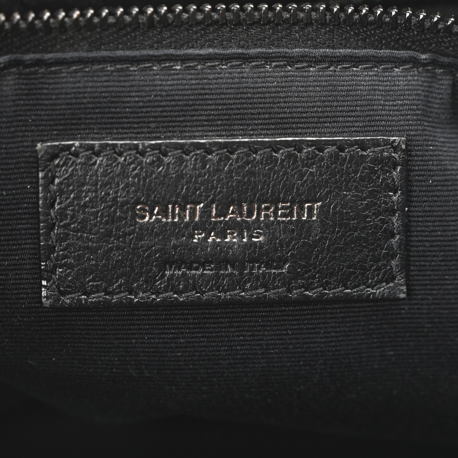 Saint Laurent Crinkled Calfskin Matelasse Monogram Large Niki Chain Satchel Black 6 of 10