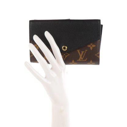 Louis Vuitton Monogram Pallas Compact Wallet Black 2 of 7