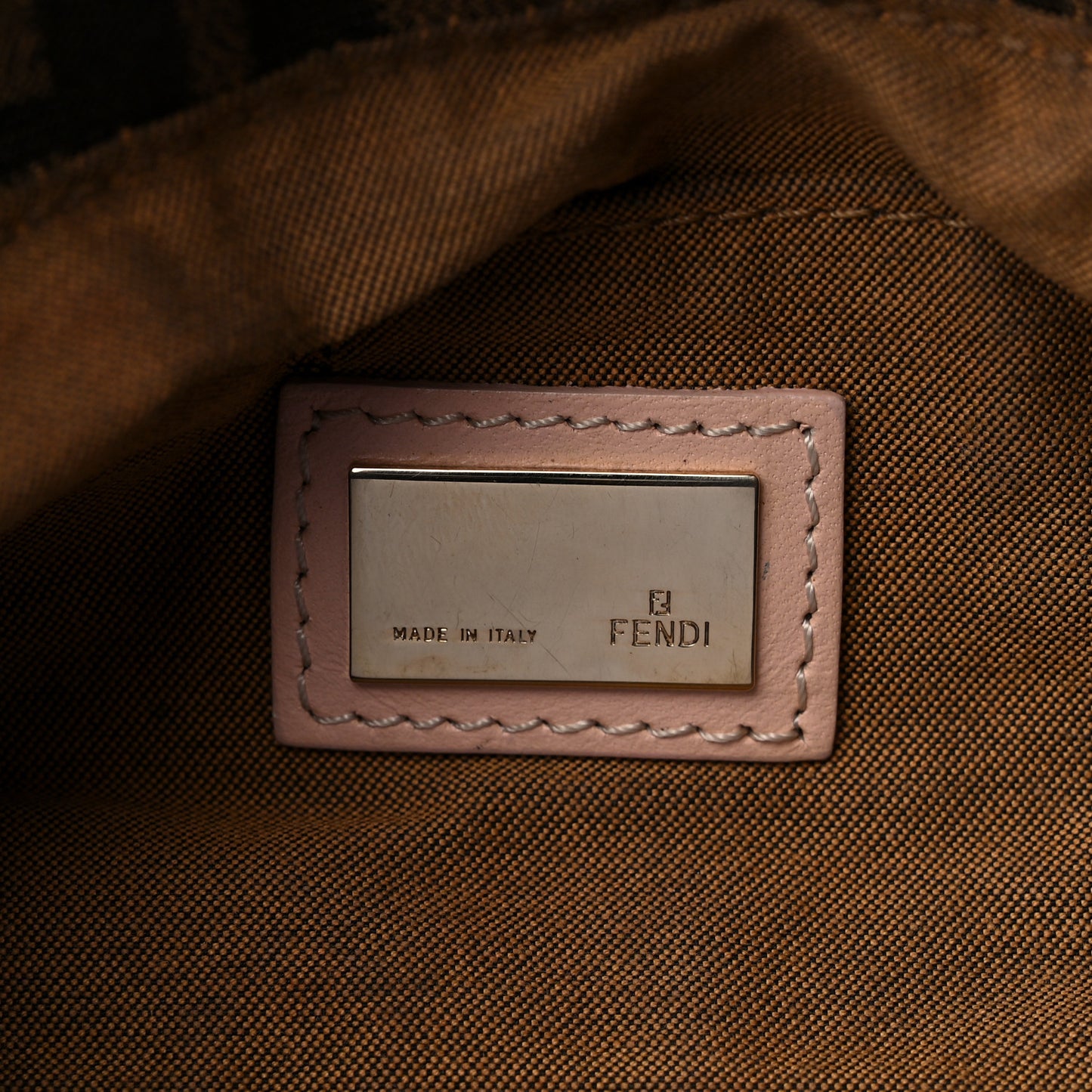 Zucca Cuoio Lucido Small Chef Shoulder Bag Tobacco Bois de Rose