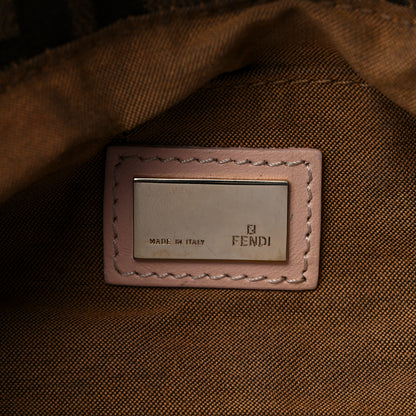 Fendi Zucca Cuoio Lucido Small Chef Shoulder Bag Tobacco Bois de Rose 6 of 12