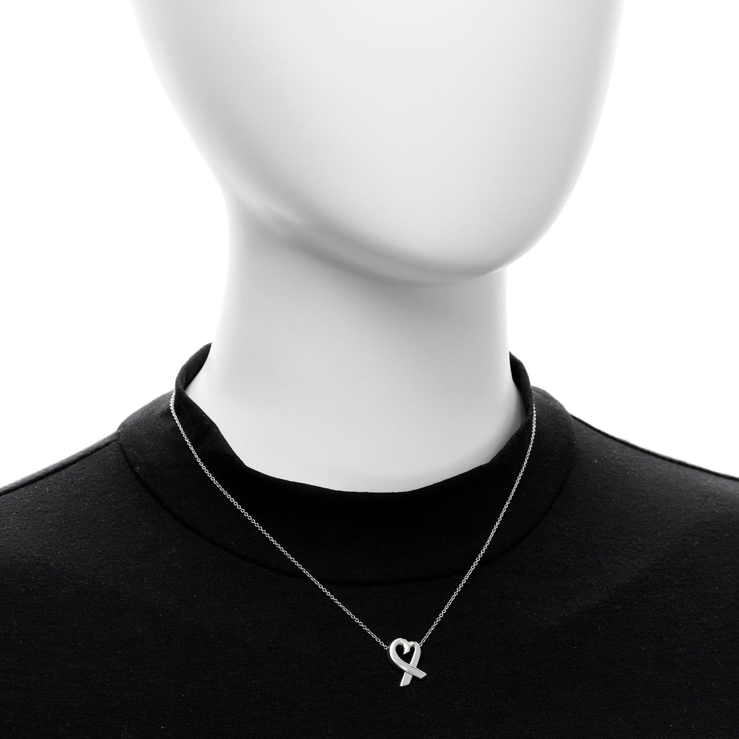 Sterling Silver Paloma Picasso Loving Heart Pendant Necklace