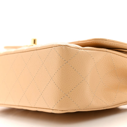 Chanel Caviar Quilted Medium Double Flap Beige 10 of 12