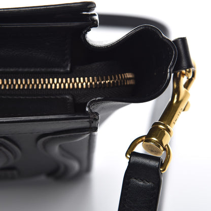 Celine Smooth Calfskin Nano Luggage Black 10 of 11